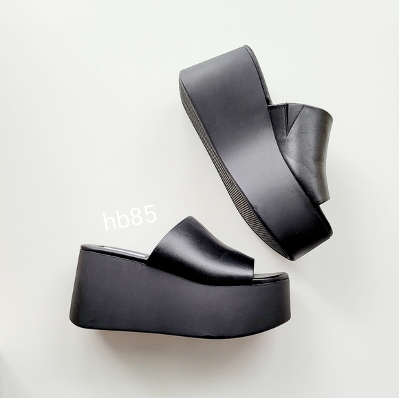 Steve Madden Christa Black Leather 